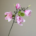67cm Bourgeons de magnolia artificiels Real Touch Tige