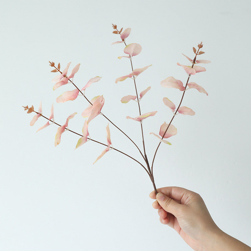 33 cm Eucalyptus d'automne simulé plantes pour la décoration de mariage à domicile d'automne