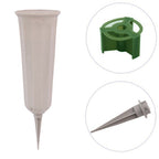 Pot à fleurs de cimetière avec supports à fleurs pour inserts de vase décorer les tombes à la Fête de la Toussaint