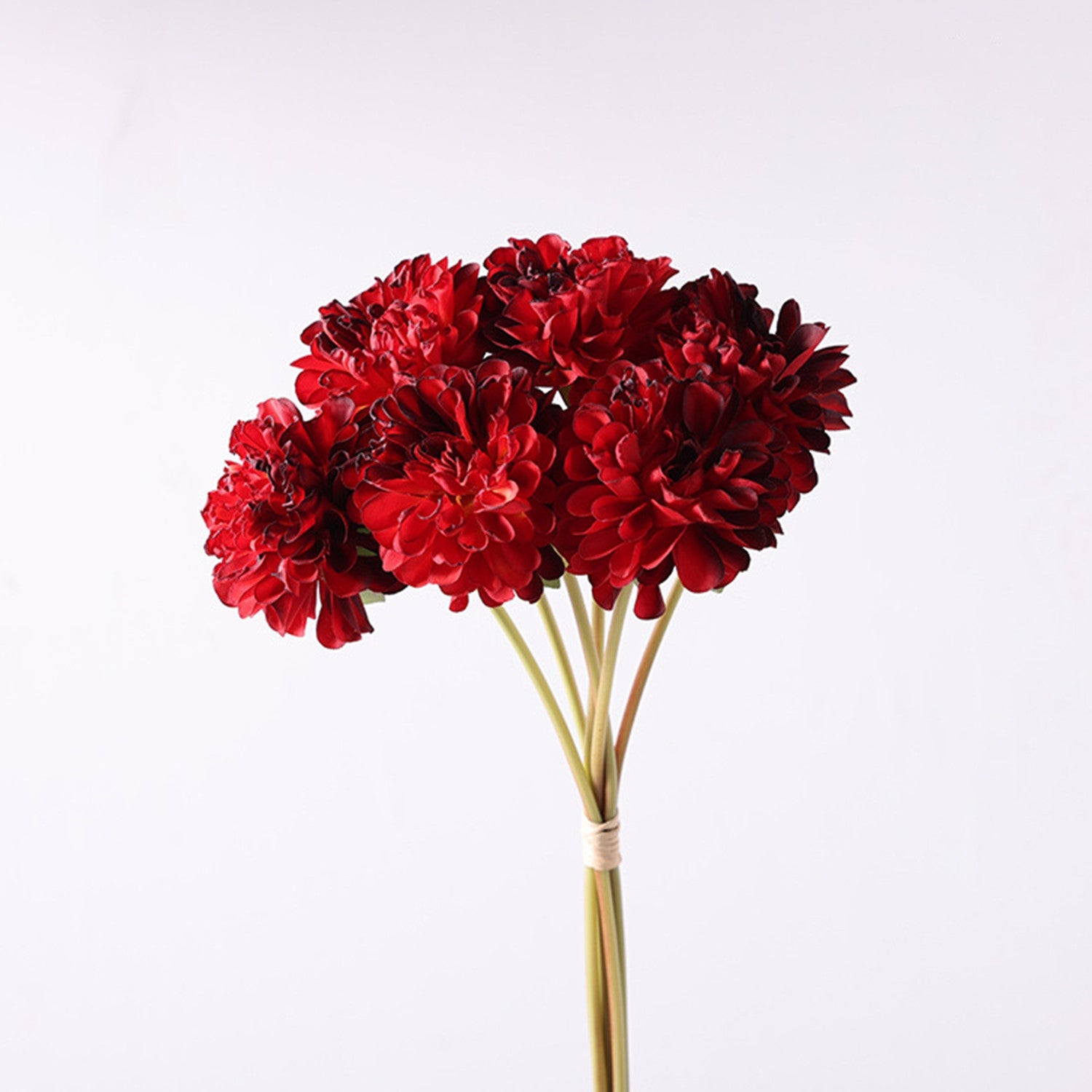 Bouquet de Chrysanthèmes Artificiels 40 cm, Fleurs en Soie de Qualité, Style Champêtre et Vintage, Décoration Maison, Mariage, Vente en Gros