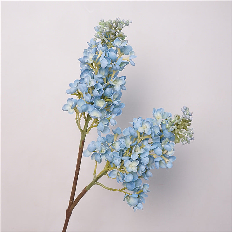 Branche Artificielle Lilas 64cm Tige de Fleur Fausse Real Touch Violet - Pour Composition Florale, Bouquet Mariage ou Décoration Maison