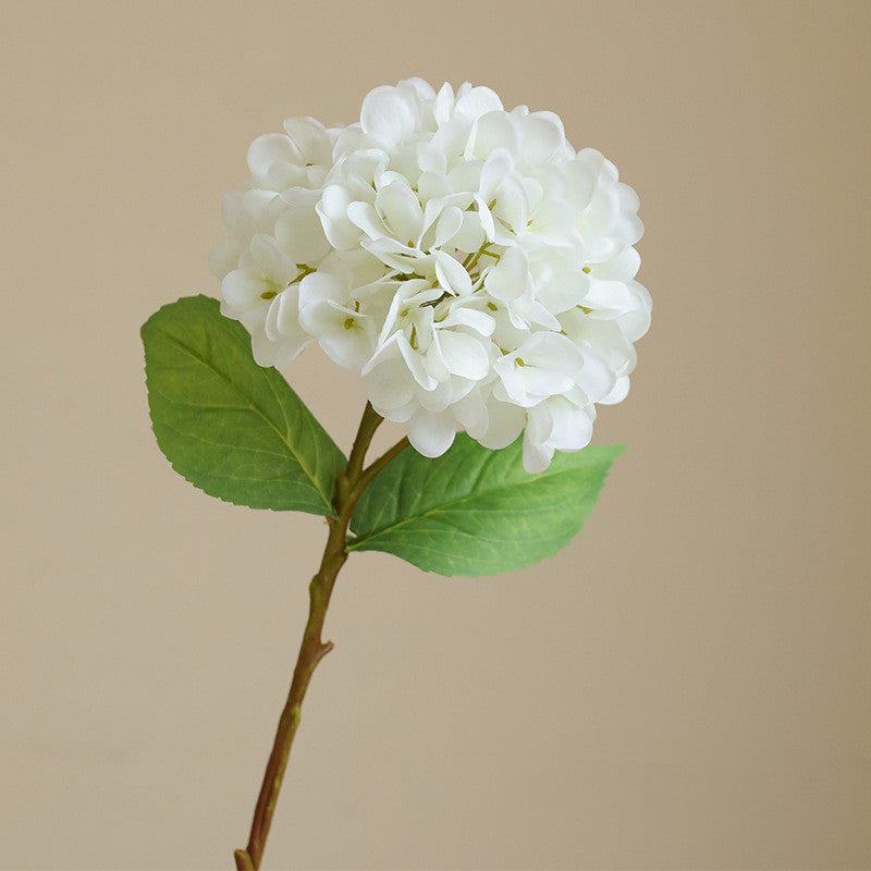 45 cm Hortensia artificiel simple en tissu de soie Pour décoration intérieure, bouquets de mariage et centres de table