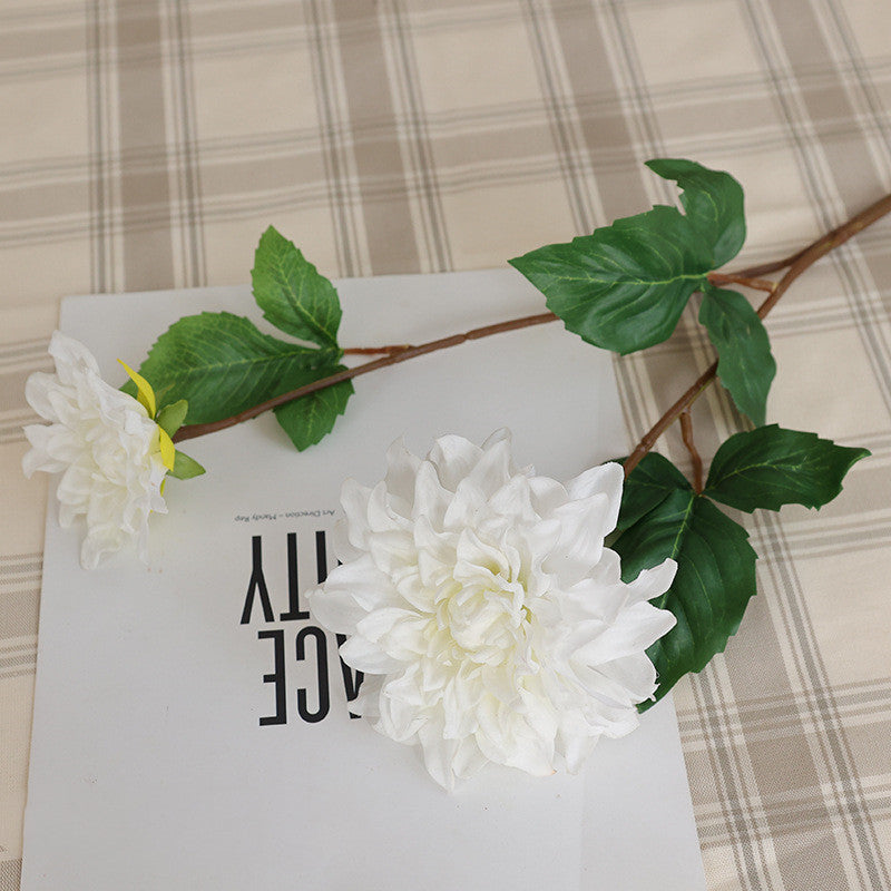 62 cm Dahlias artificielles Tiges – Pour bouquets de mariage, décoration intérieure, centres de table et arrangements floraux de table