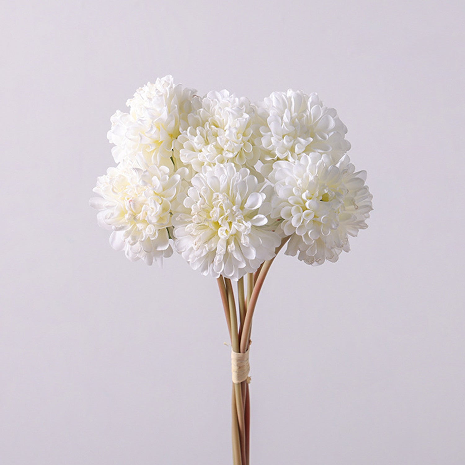 Bouquet de Chrysanthèmes Artificiels 40 cm, Fleurs en Soie de Qualité, Style Champêtre et Vintage, Décoration Maison, Mariage, Vente en Gros