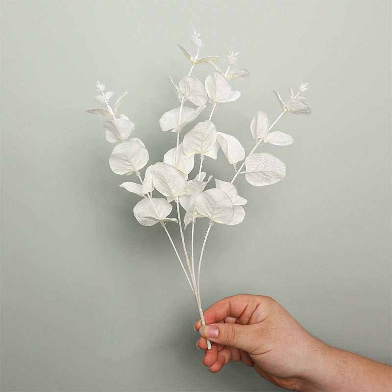 33 cm Eucalyptus d'automne simulé plantes pour la décoration de mariage à domicile d'automne