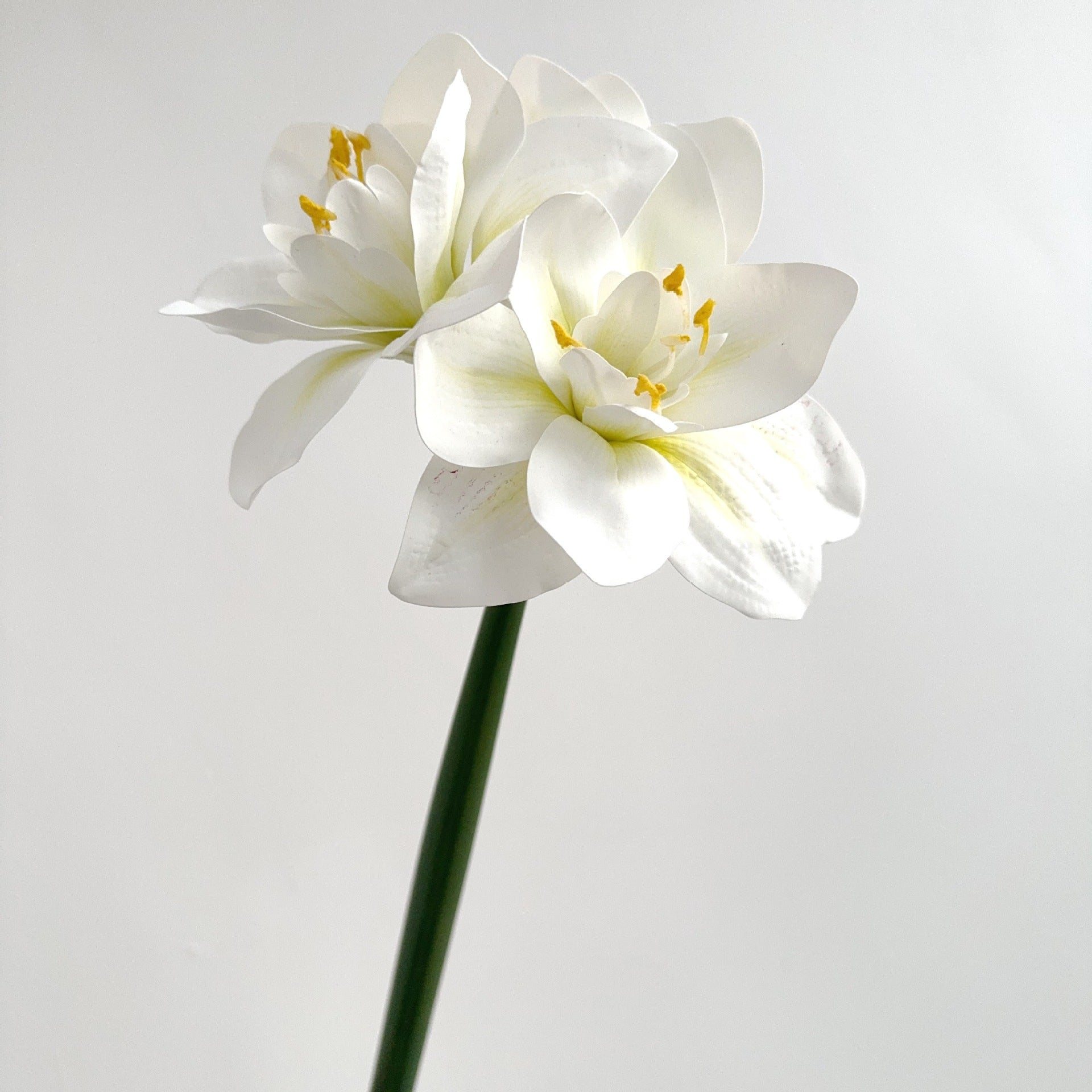 62cm Amaryllis Artificielle - Fleur Fausse Realiste pour Decoration Interieure Déco de Noël